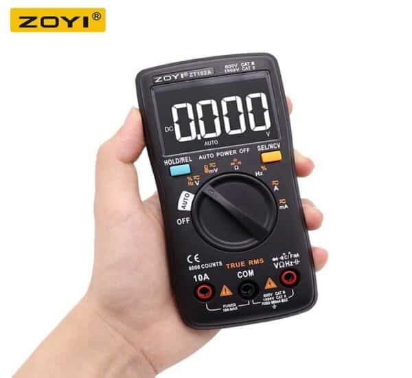 Multimeter ZOYI ZT-102A: Ultimate 6000 Counts T-RMS