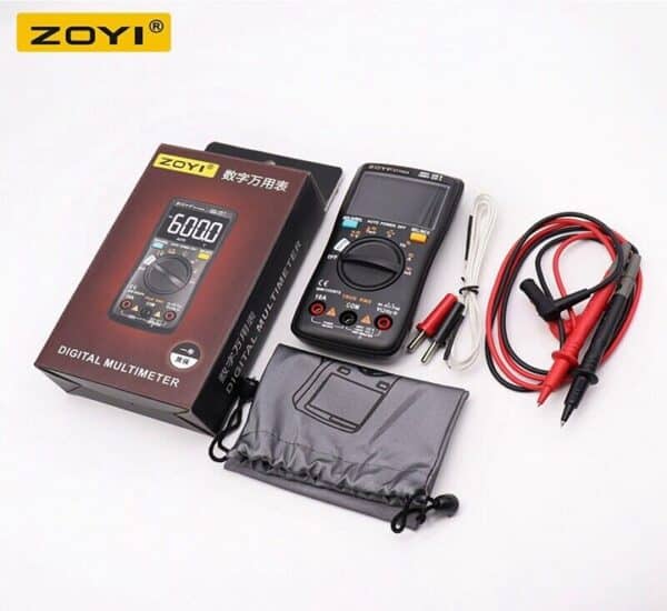 Multimeter ZOYI ZT-102A: Ultimate 6000 Counts T-RMS