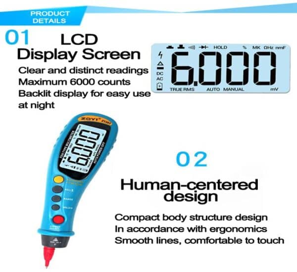 Digital Multimeter 6000 Counts