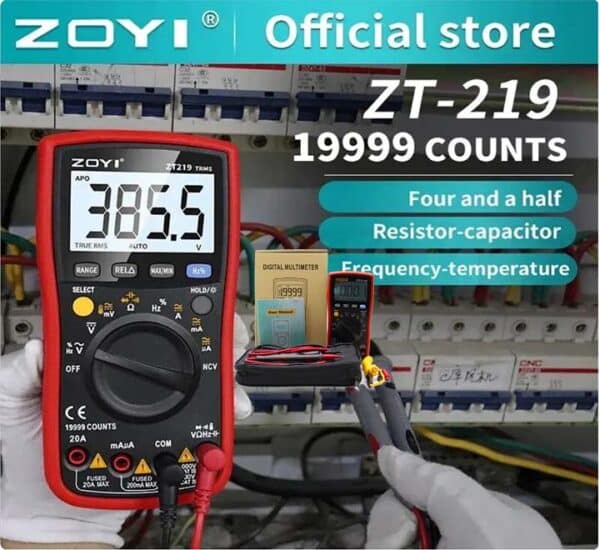 Multimeter ZOYI ZT-219 High Accuracy and Versatility