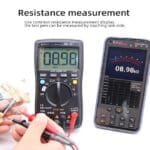 Digital Multimeter showing using with Bluetooth