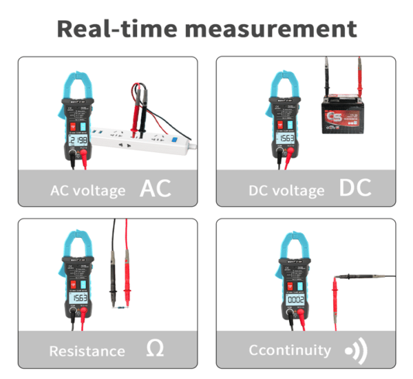 Clamp meter ZOYI ZT-QB1 with extremely simple panel