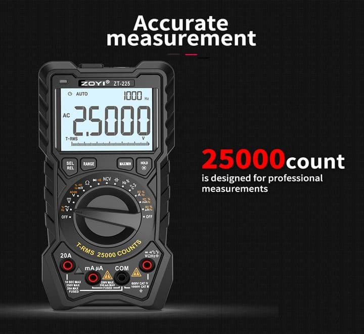 Digital Multimeter ZOYI ZT-225 Unlock precision and convenience