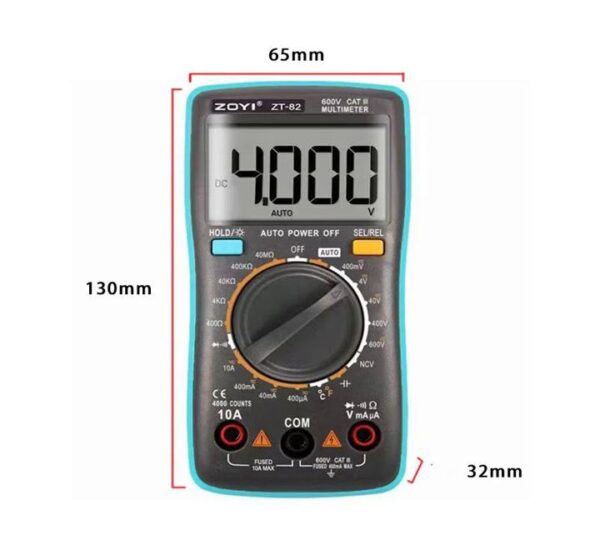 Digital Multimeter ZOYI ZT-82 Improve Your Measurements