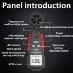 Wind Speed Meter ZOYI ZT-FS1 Anemometer | Precision