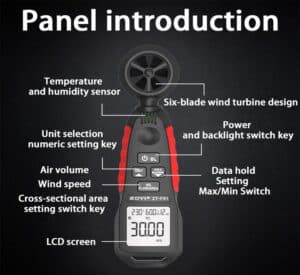 Digital Anemometer wind speed meter