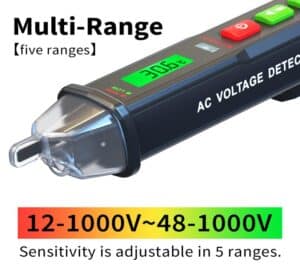 Voltage Tester Pen ZOYI ZT-DB03 NCV Non-Contact Voltage Detector Pen | Waterproof 