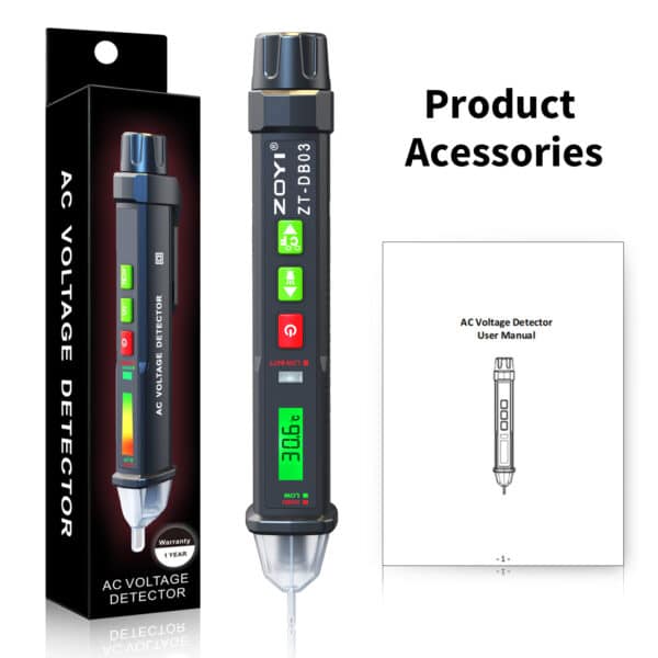 ZOYI ZT-DB03 NCV Non-Contact Voltage Detector Pen | Waterproof Voltage Tester